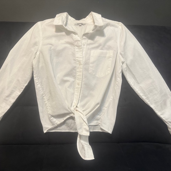 Madewell Tops - Madewell Cream Button-Up Shirt